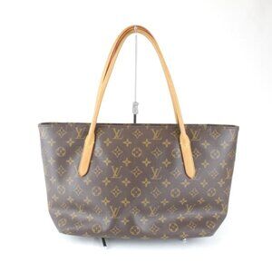 LOUIS VUITTON Authentic Brown Monogram Canvas Tote Bag